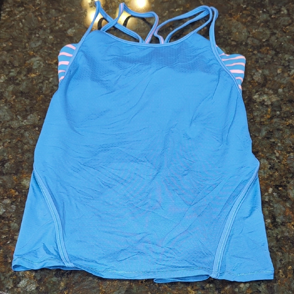 Ivivva Blue and Pink Women's Swim One Piece